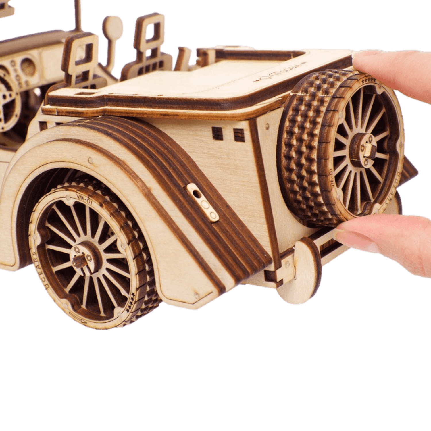 Roadster VM-01-Mechanical Wooden Puzzle Ugears--