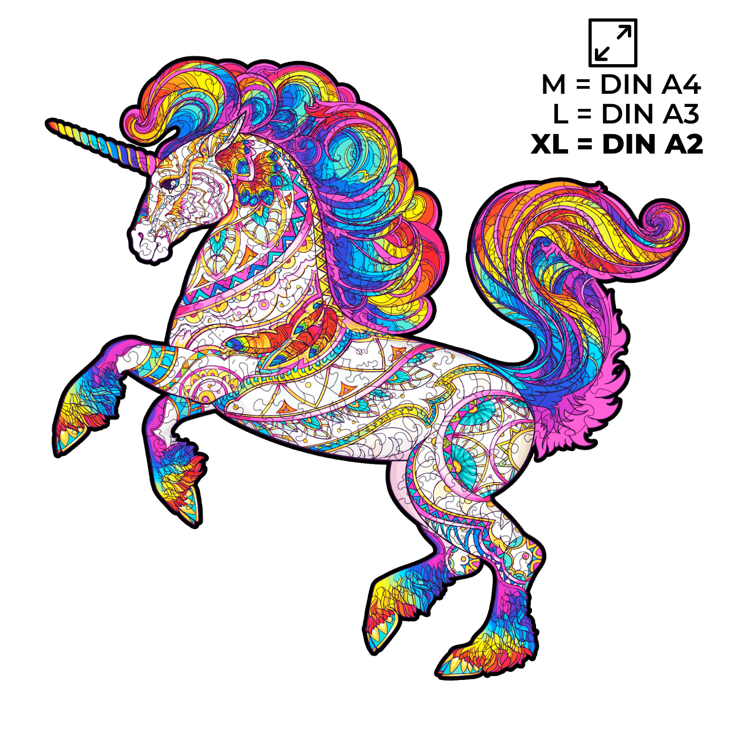 Unicorn MagicHolz puzzle-MagicWood--