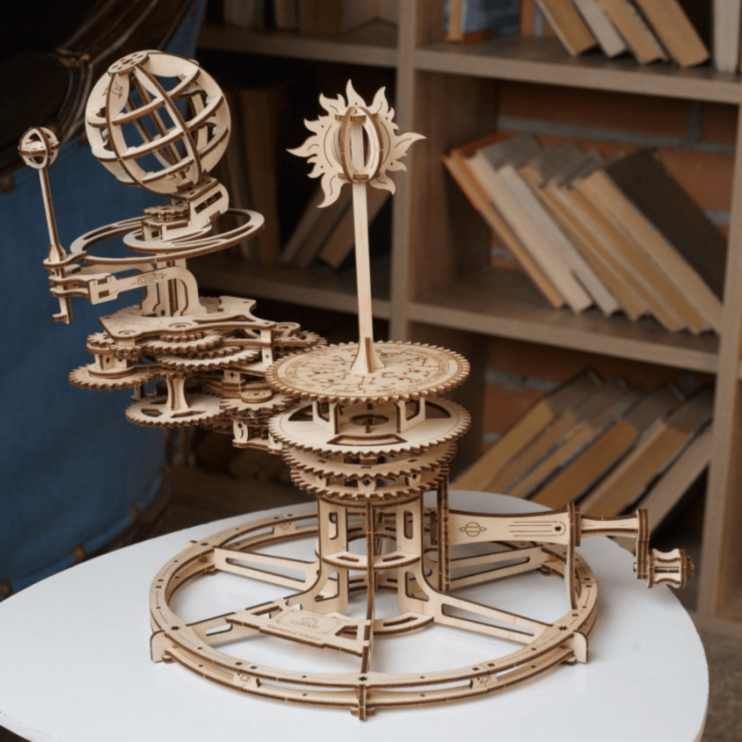 Mechanisches Tellurium-Mechanisches Holzpuzzle-Ugears--