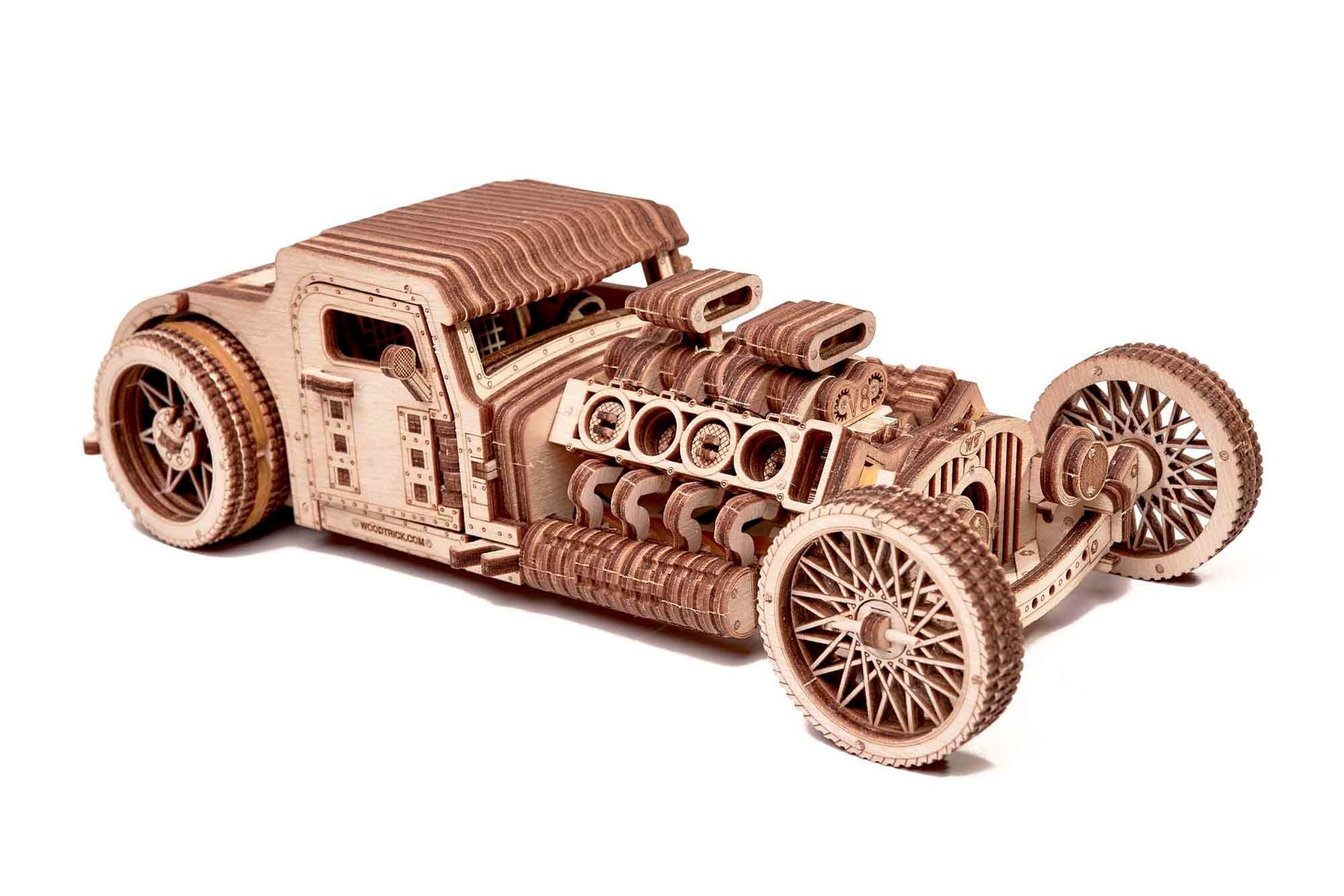 Hot Rod-Mechanical Wooden Puzzle-WoodTrick--