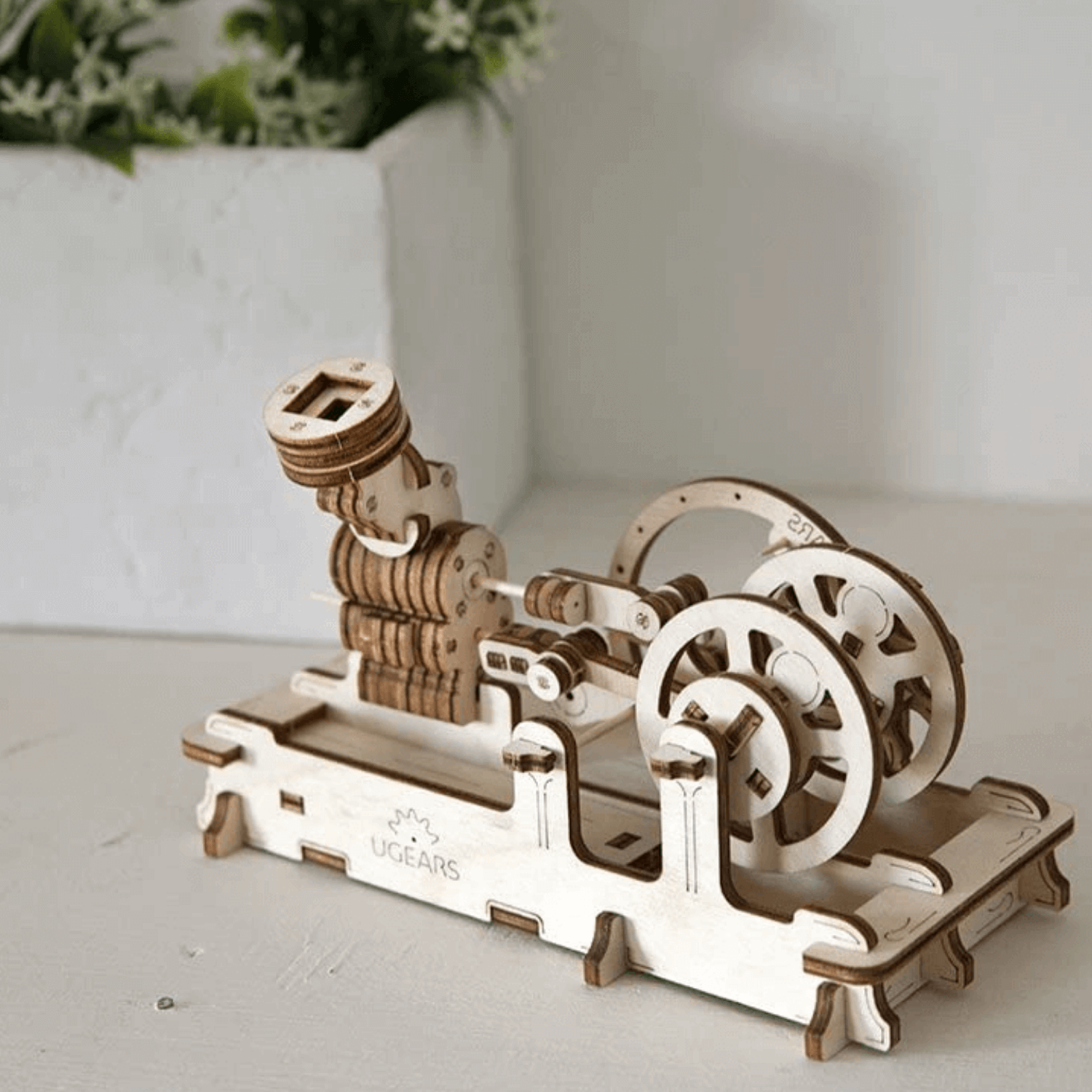 Luchtmotor Mechanisch Houten Puzzel Ugears--