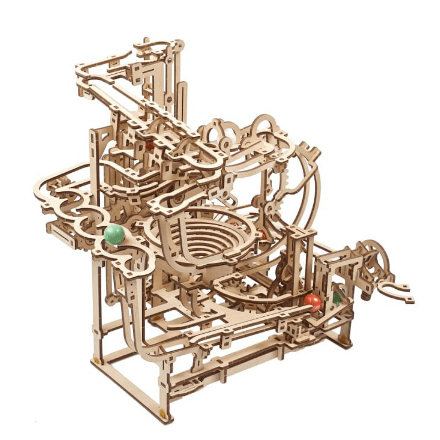 Murmel-Stufenbahn-Modellbausatz-Mechanisches Holzpuzzle-Ugears--