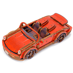 Sports Car | Limited Edition-Mechanical Wooden Puzzle-WoodenCity--