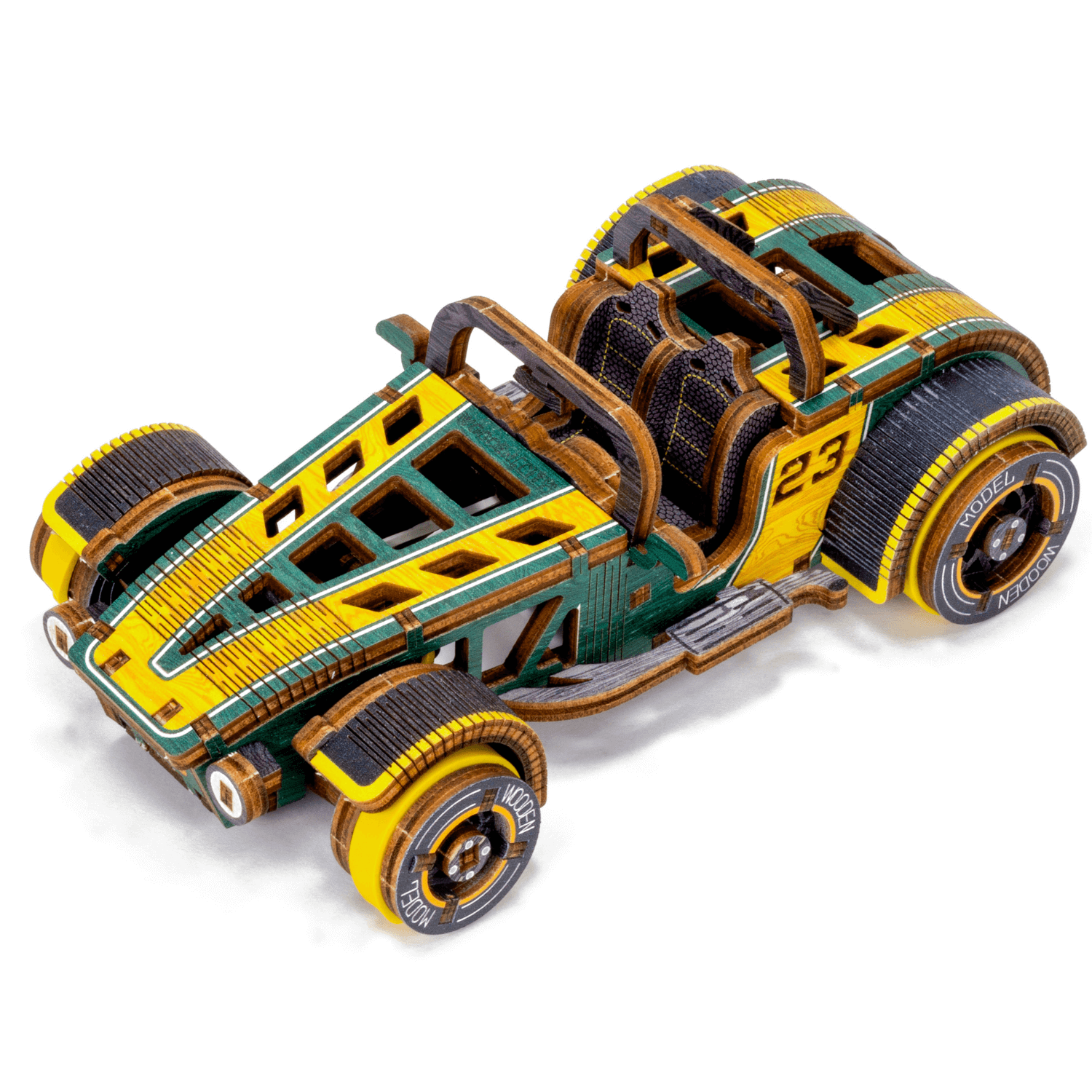 Roadster | Édition limitée-Puzzle mécanique en bois-WoodenCity--