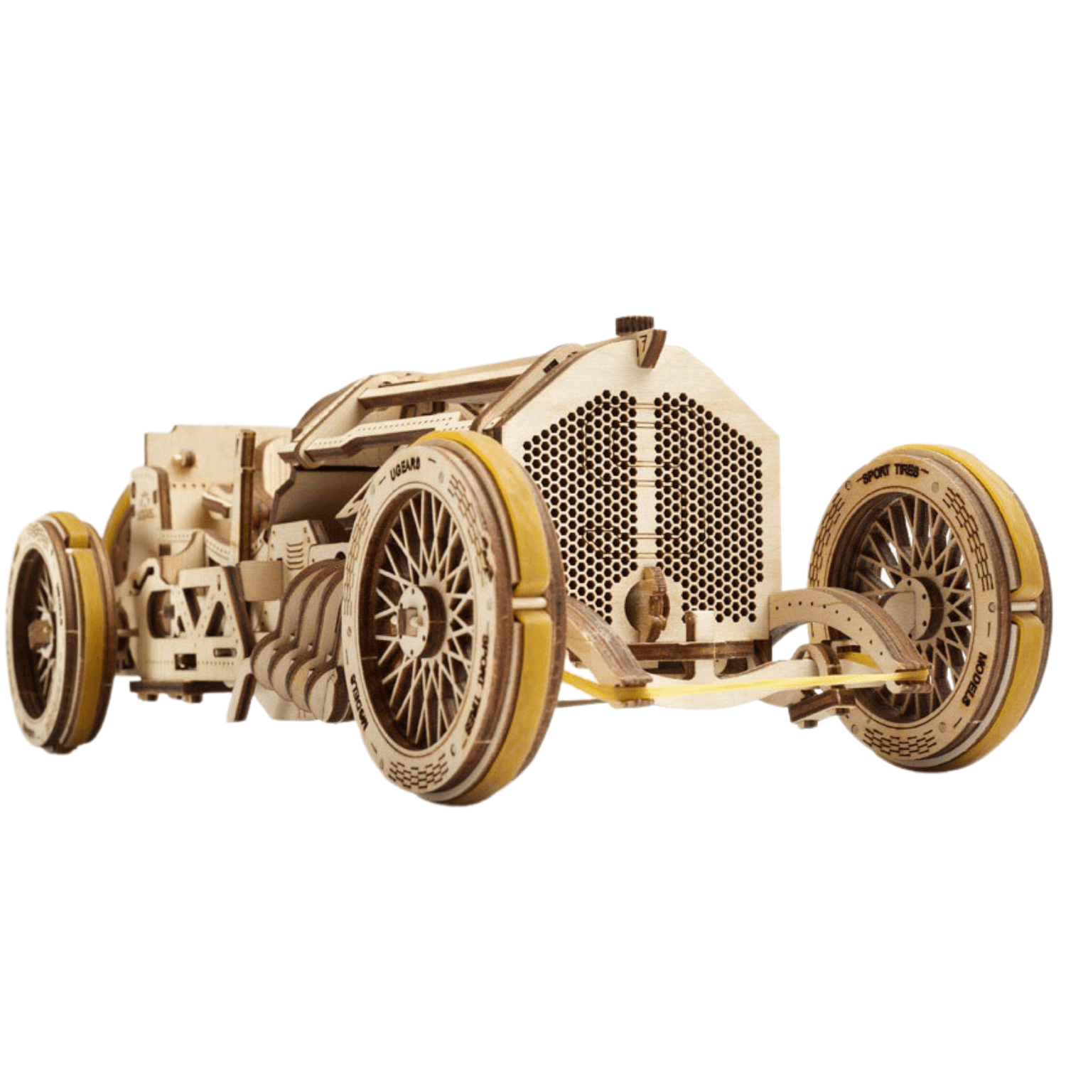 U-9 Grand Prix Car-Mechanisches Holzpuzzle-Ugears--