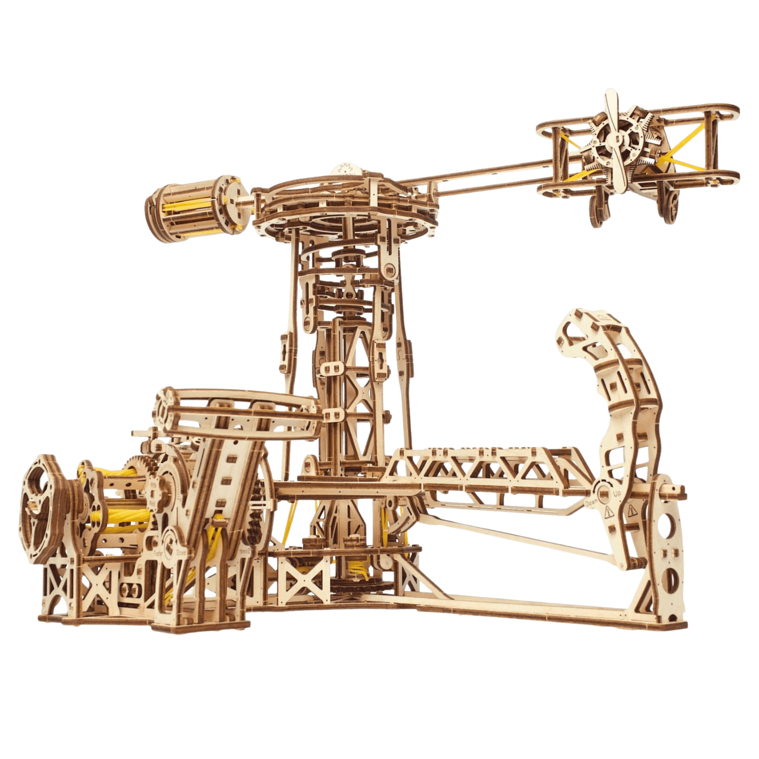 Aviator-Mechanische Houten Puzzel-Ugears--