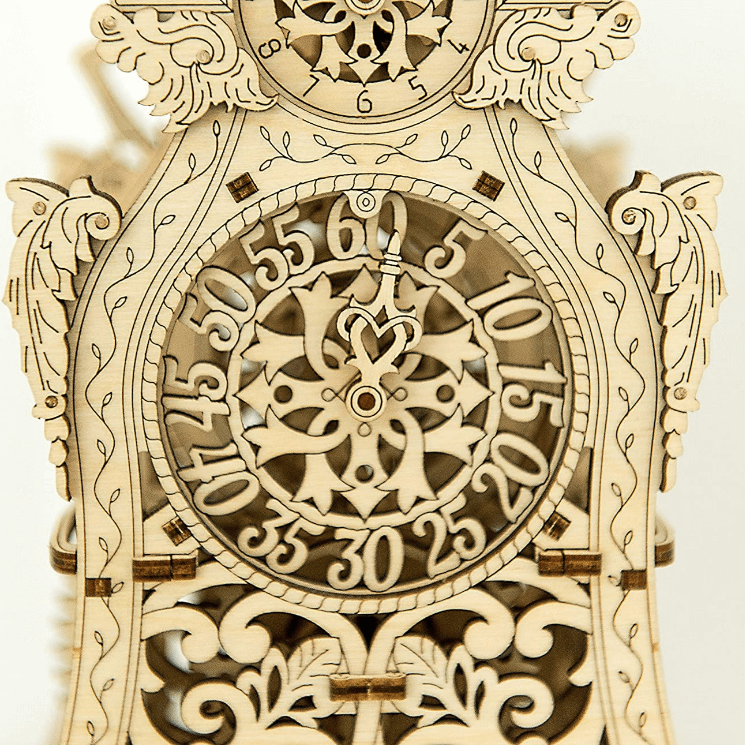 MagicClock-Mechanisches Holzpuzzle-WoodenCity--
