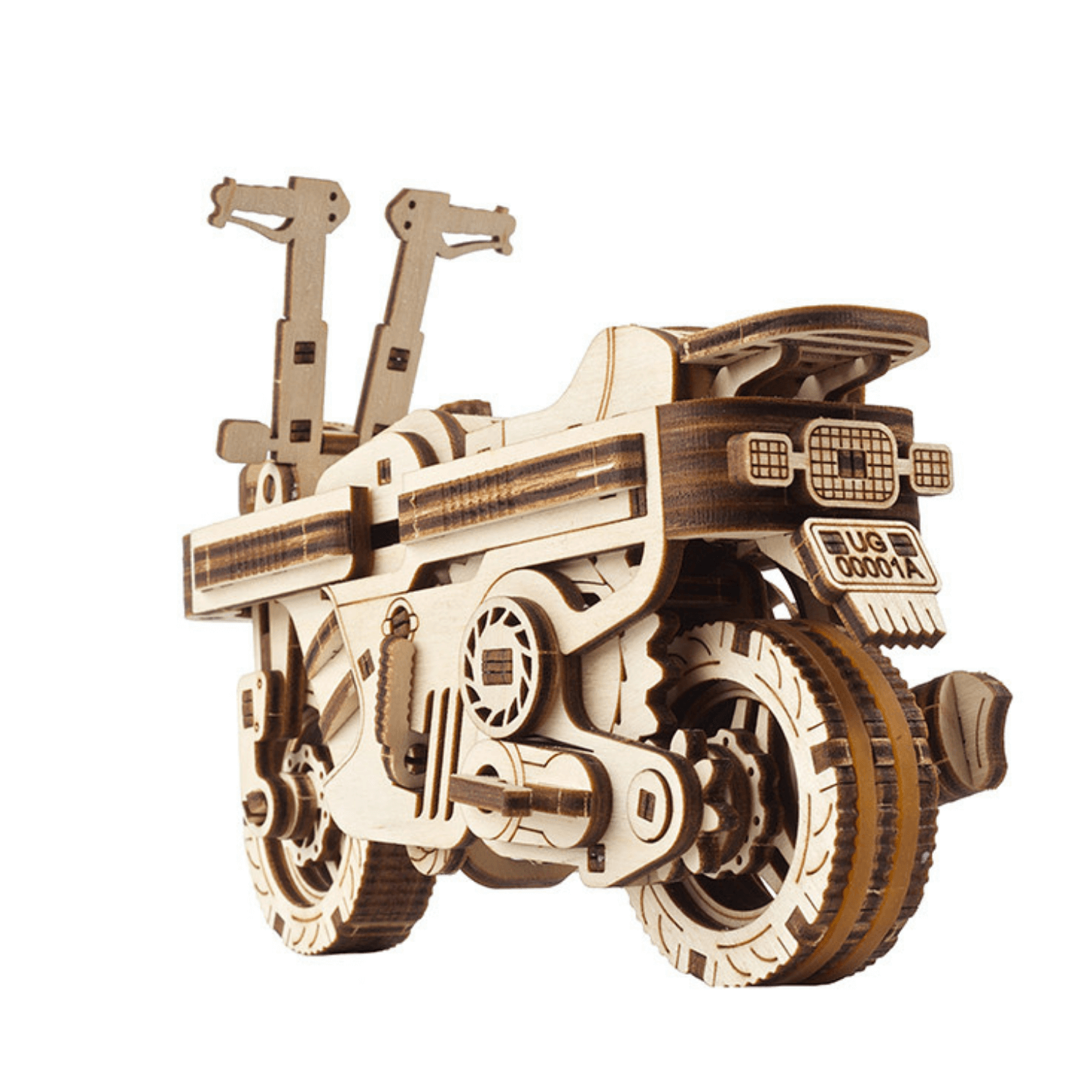 Klappbarer Motorroller-Mechanisches Holzpuzzle-Ugears--