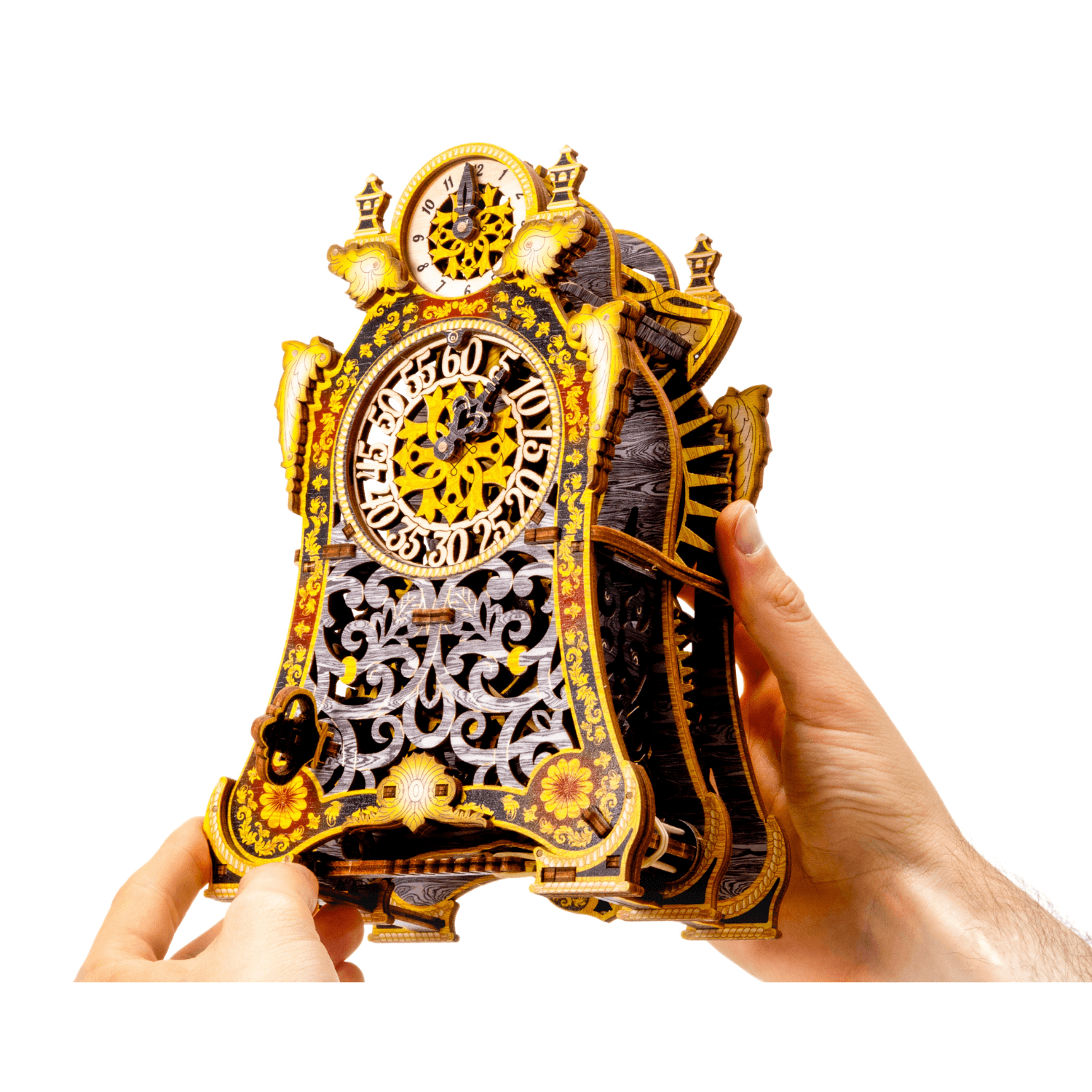 Magic Clock | Limited Edition-Mechanische houten puzzel-WoodenCity--
