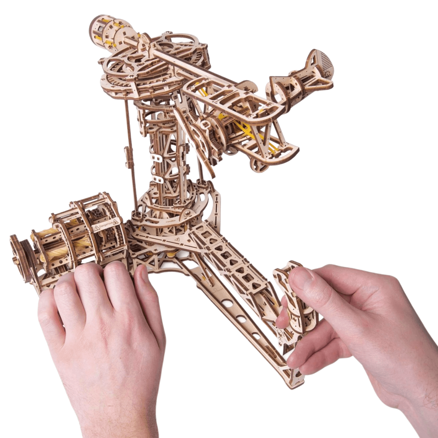 Aviator-Mechanische Houten Puzzel-Ugears--