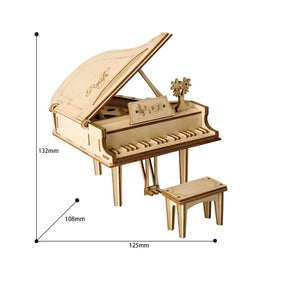 Grand piano en bois 3D Puzzle-3D Puzzle-Robotime--
