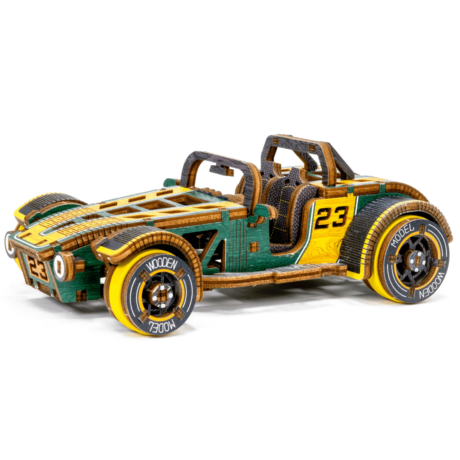 Roadster | Limited Edition-Mechanische houten puzzel-WoodCity--