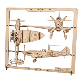 2,5D-Puzzle | Puzzle-3D de l'aviation de combat-Ugears--