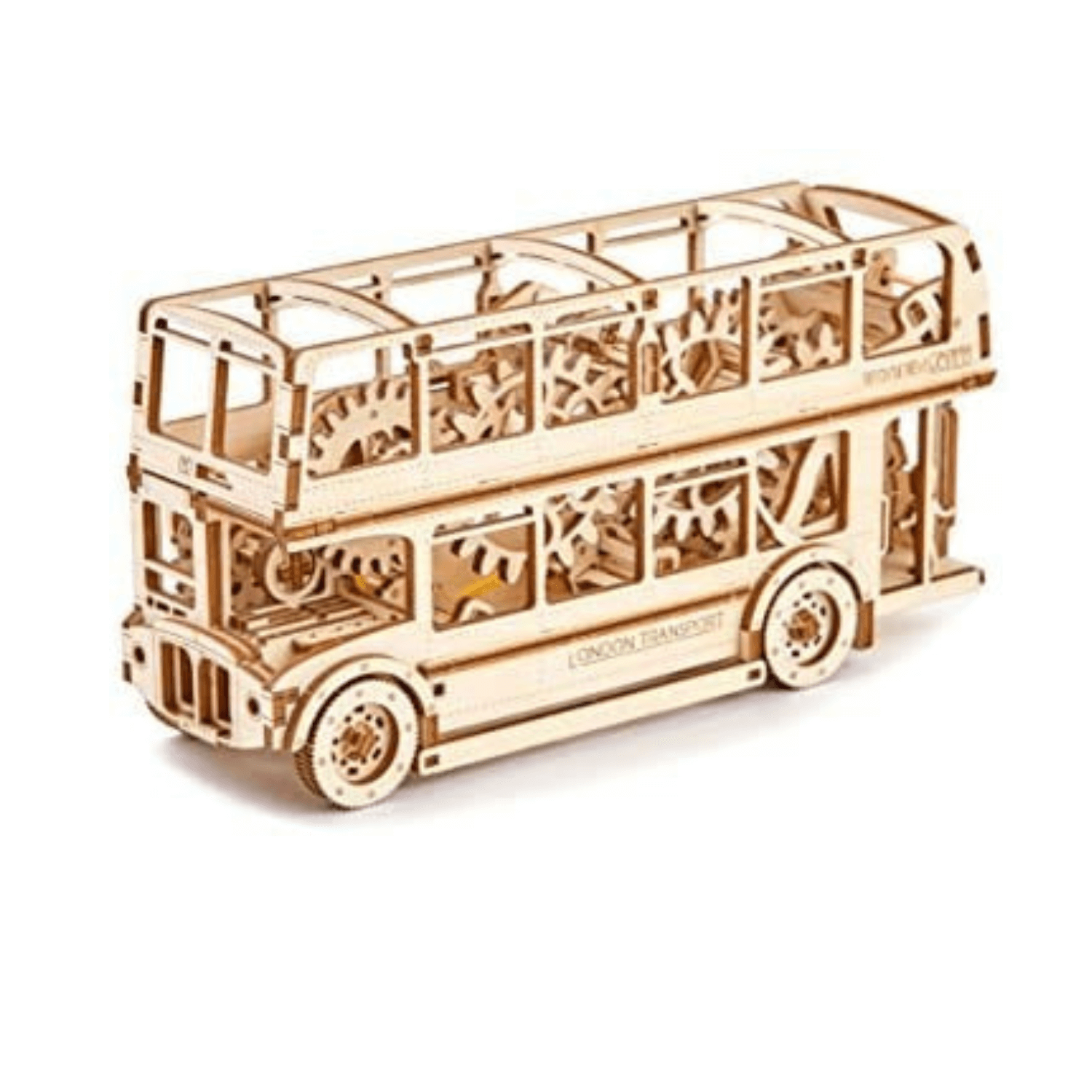 London Bus-Mechanisches Holzpuzzle-WoodenCity--