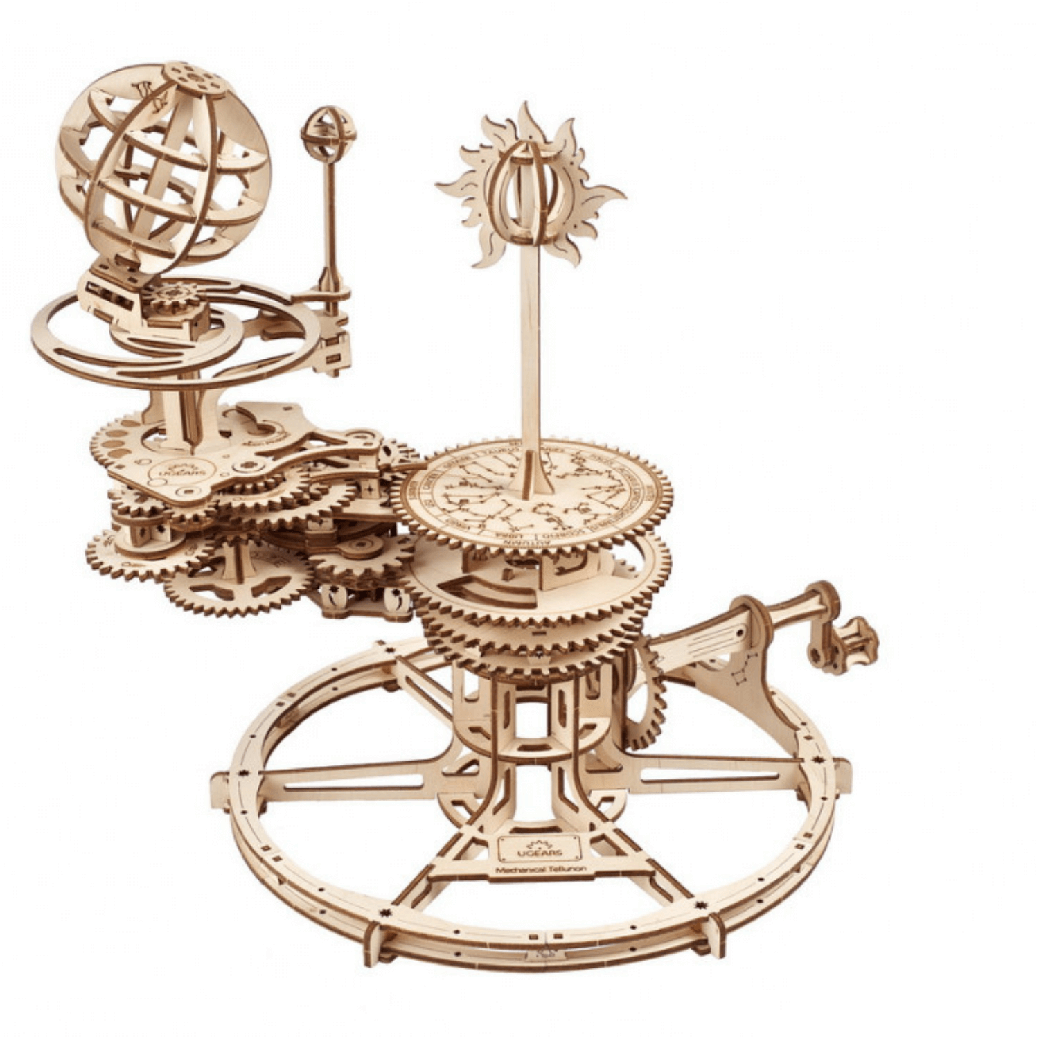 Ugears - Puzzle 3D mécanique en bois Globe