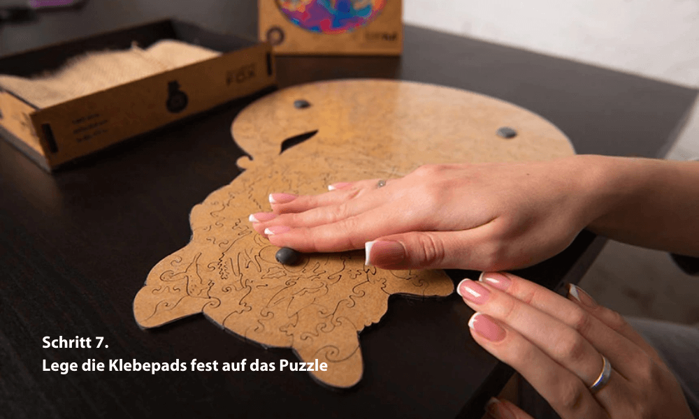 Système de fixation murale | Feuilles adhésives l Puzzle en bois Unidragon-Unidragon--