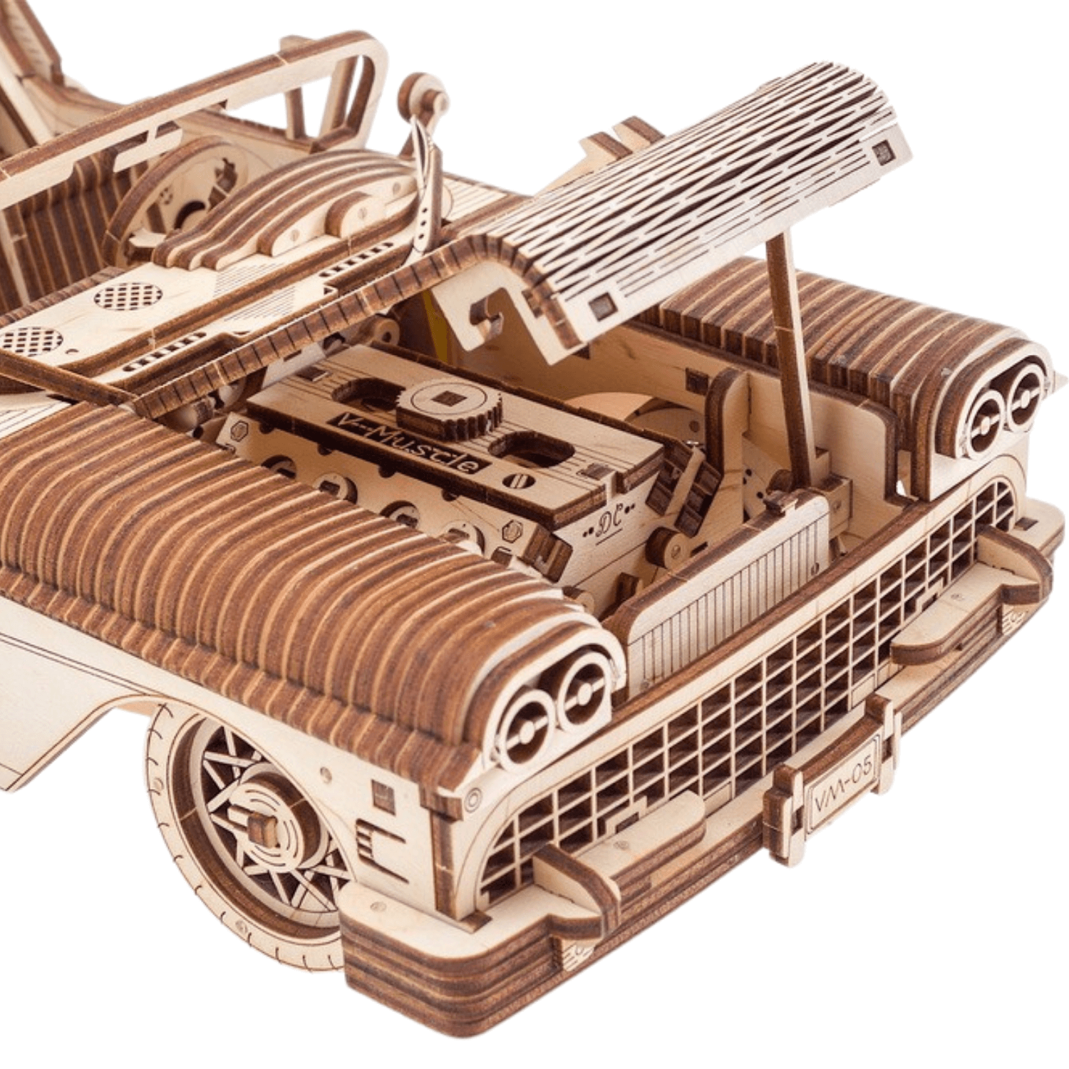 Traumcabriolet VM-05-Mechanisches Holzpuzzle-Ugears--