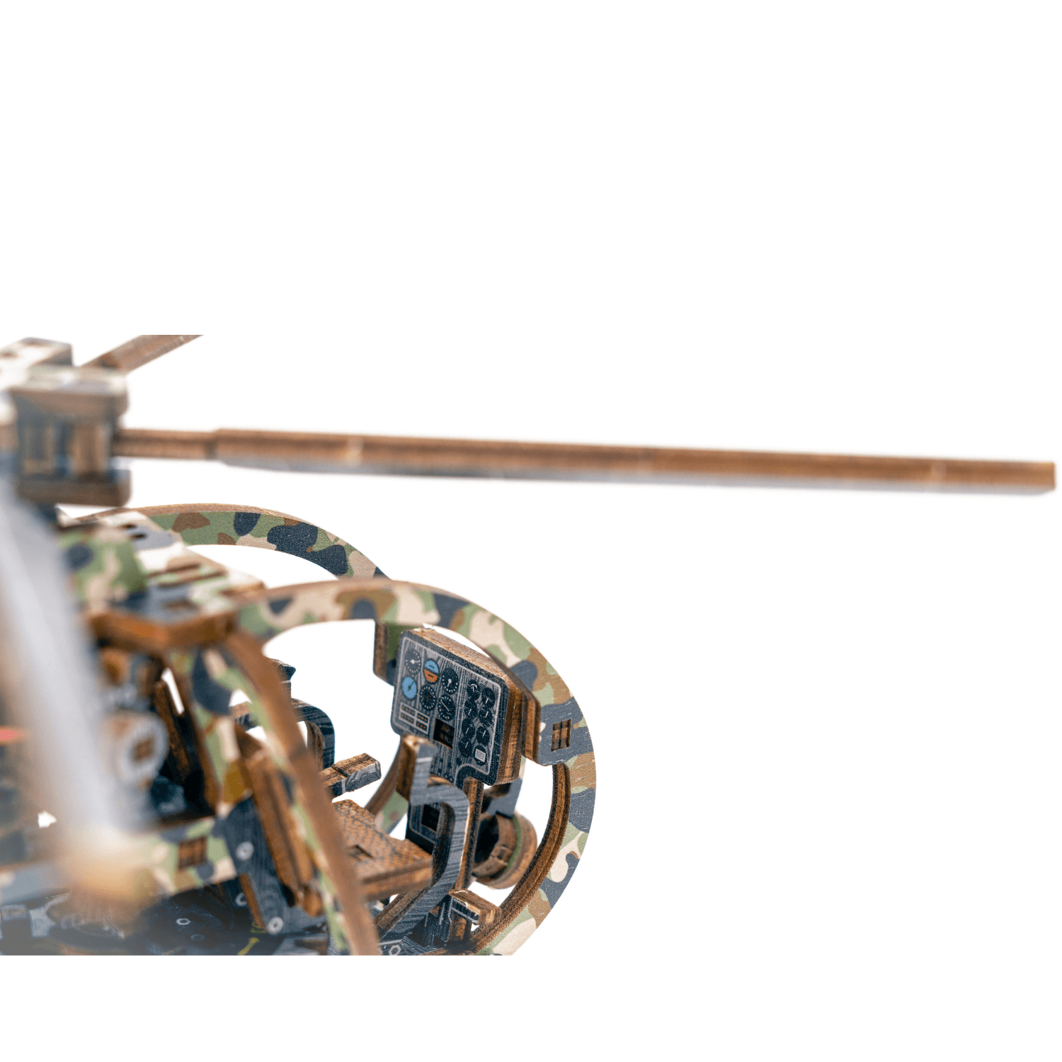 Helicopter | Limited Edition-Mechanical Wooden Puzzle-WoodenCity--