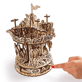 Carousel Mechanical Wooden Puzzle Ugears--