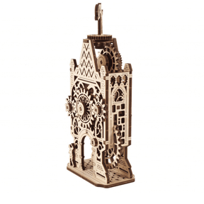 Clock Tower Mechanical Wooden Puzzle Ugears--