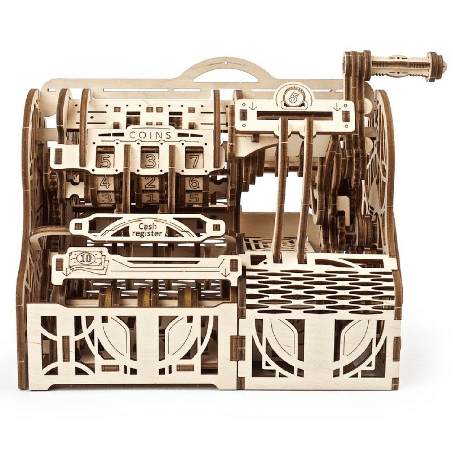 Caisse d'argent liquide-Puzzle mécanique en bois-Ugears--