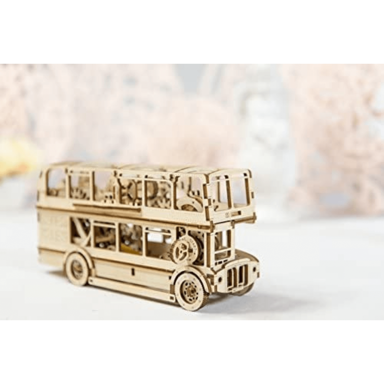 London Bus-Puzzle mécanique en bois-WoodenCity--