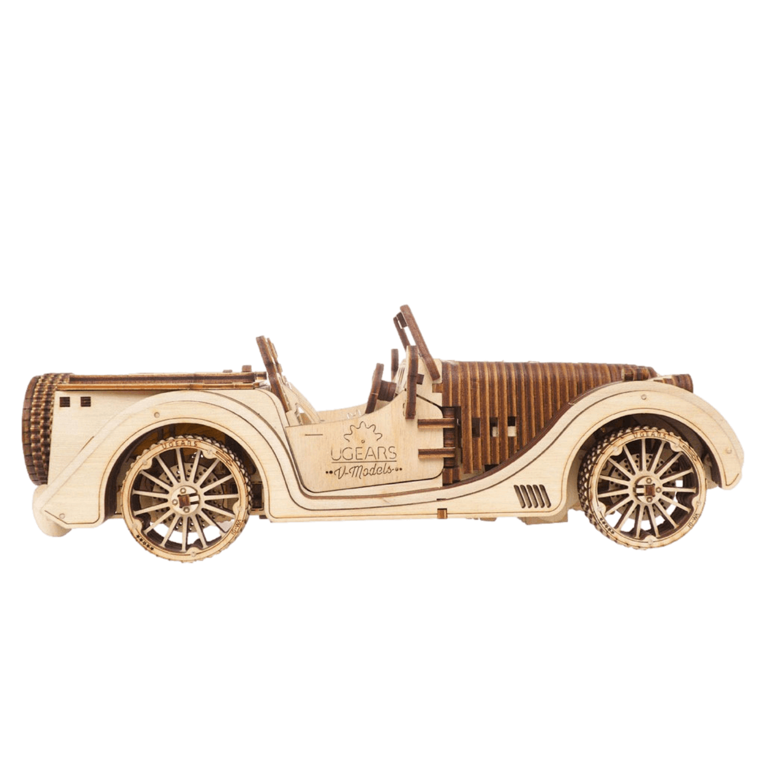 Roadster VM-01-Mechanical Wooden Puzzle Ugears--