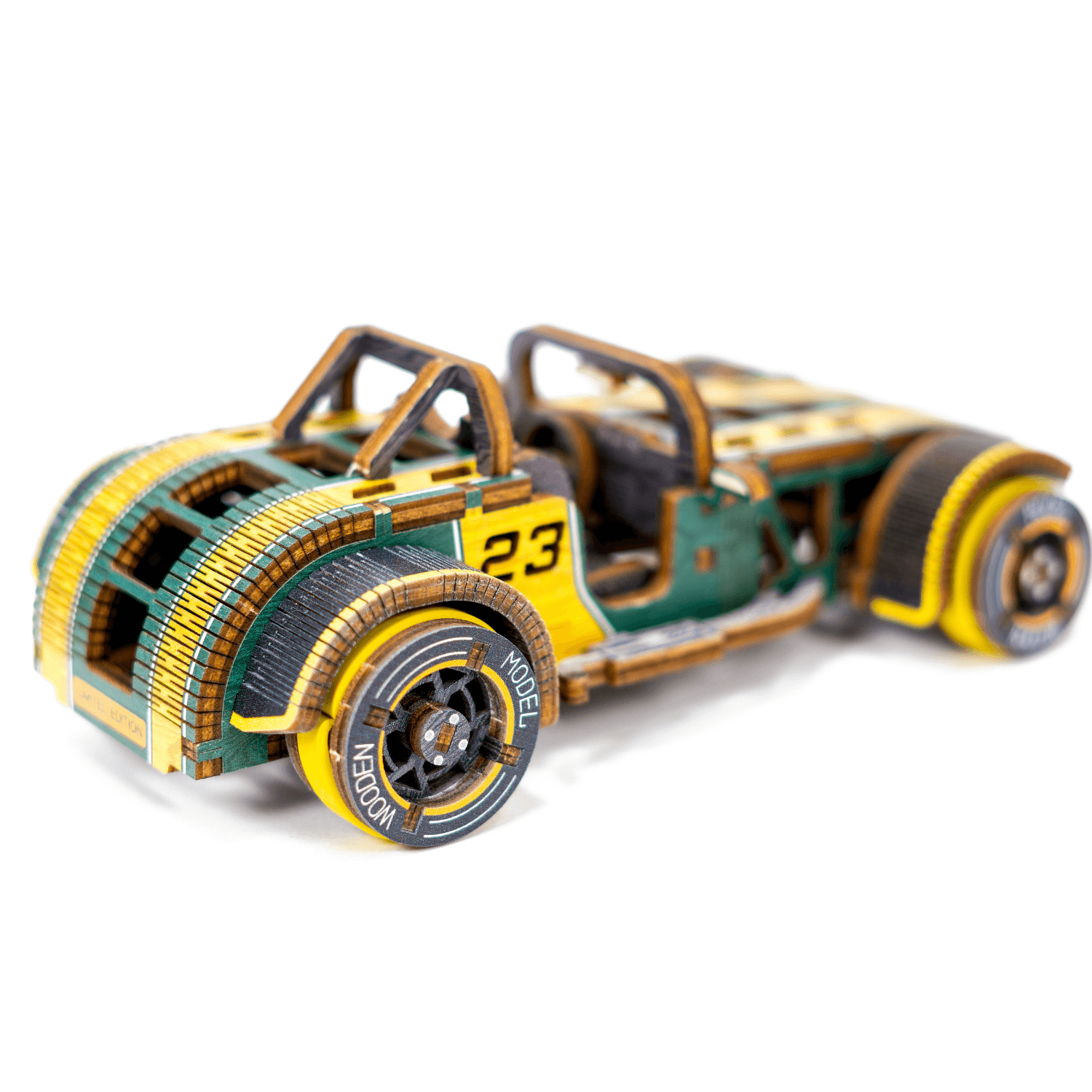 Roadster | Limited Edition-Mechanische houten puzzel-WoodCity--
