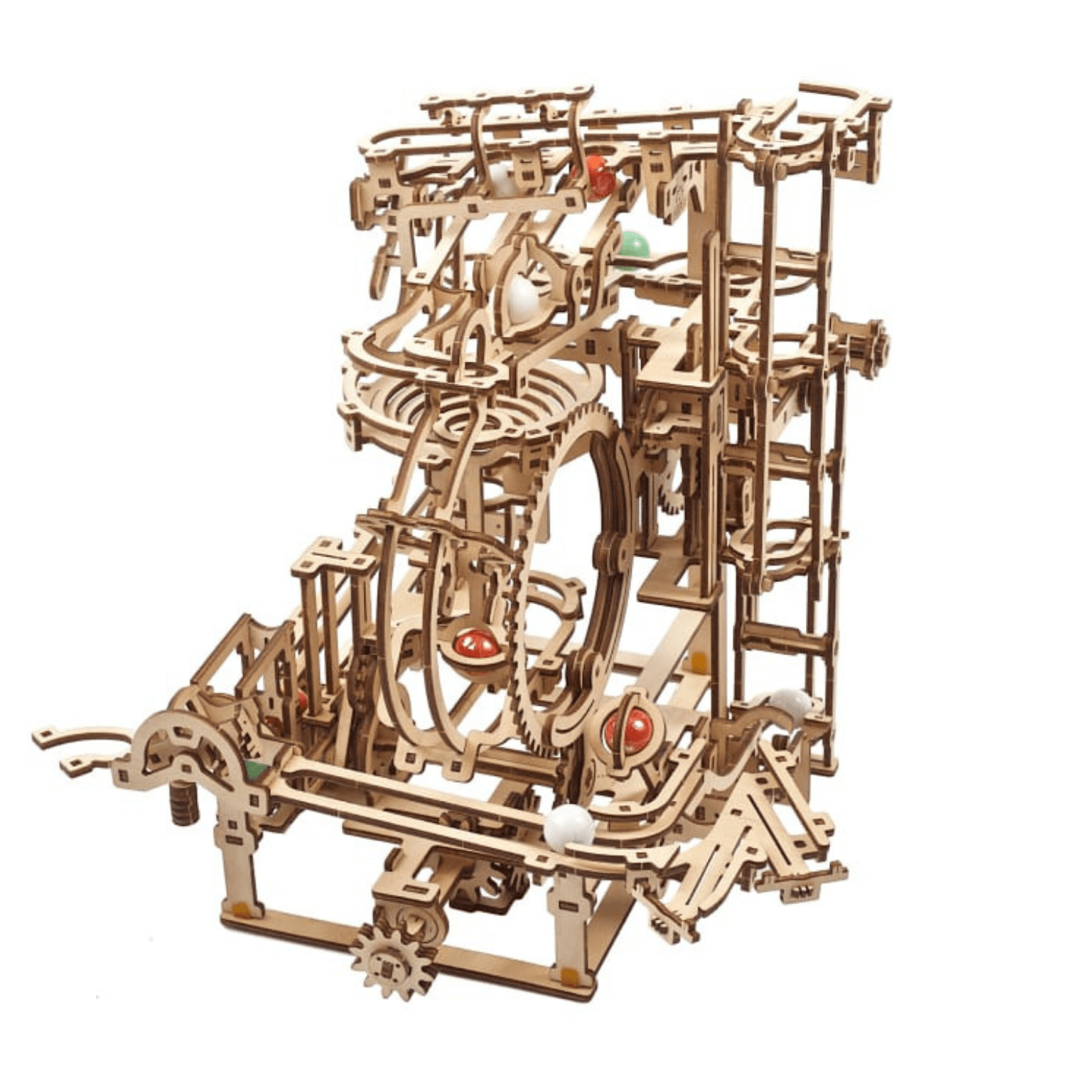 Murmel-Stufenbahn-Modellbausatz-Mechanisches Holzpuzzle-Ugears--