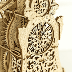 MagicClock-Mechanical Wooden Puzzle-WoodenCity--