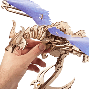 Puzzle mécanique en bois Ugears - Dragon de tempête