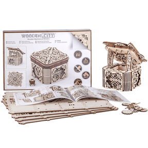 Puzzle 3D En Bois Boîte à Mystères Modèles Réduits En Bois Pour
