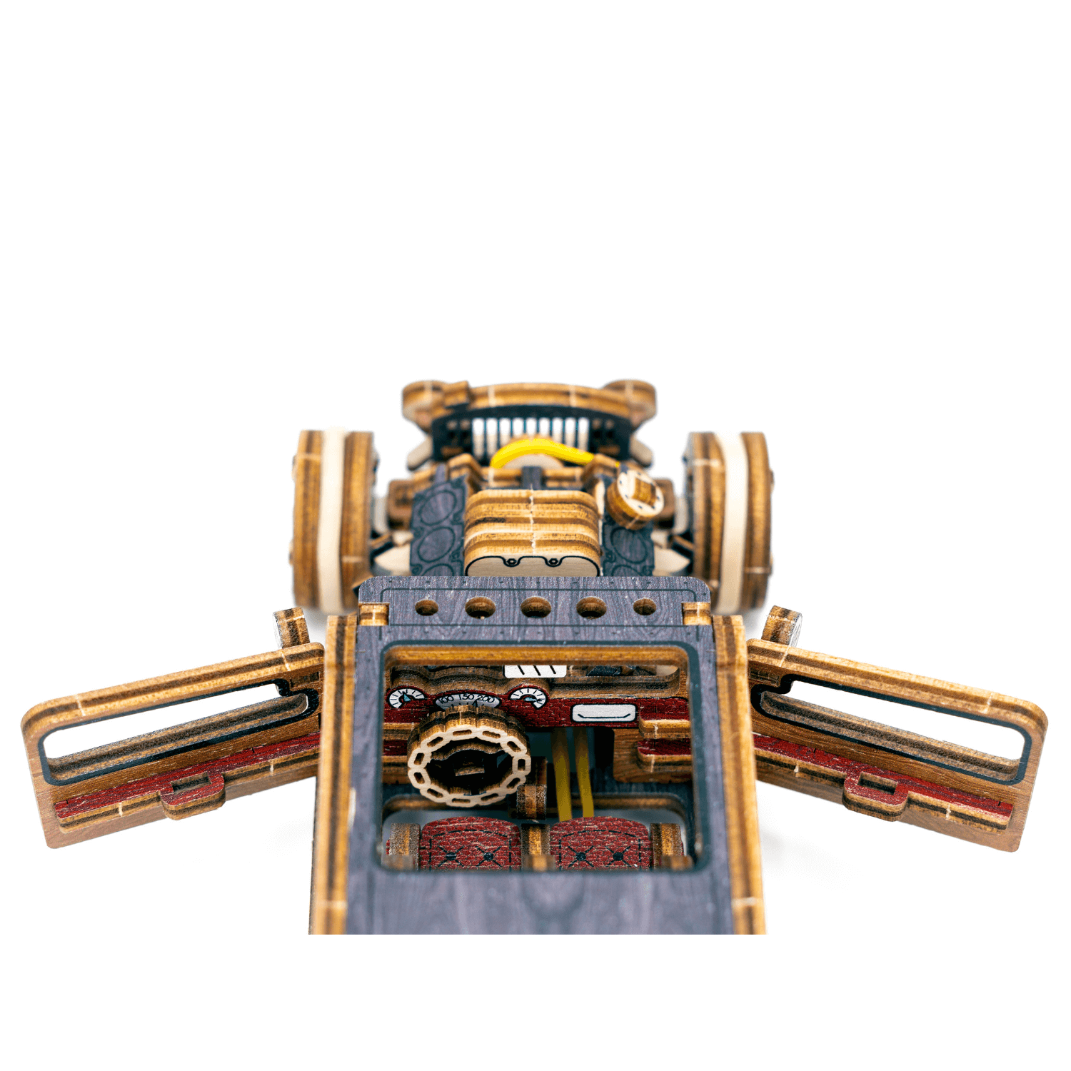 Hot Rod Limited Edition-Mechanische Houten Puzzel-HoutenStad...