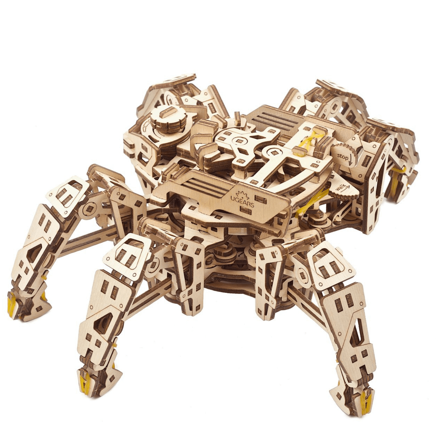 Hexapod-Explorer-Mechanische houten puzzel-Ugears--