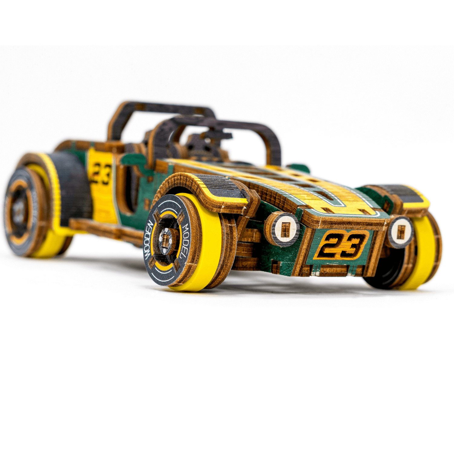 Roadster | Limited Edition-Mechanische houten puzzel-WoodCity--