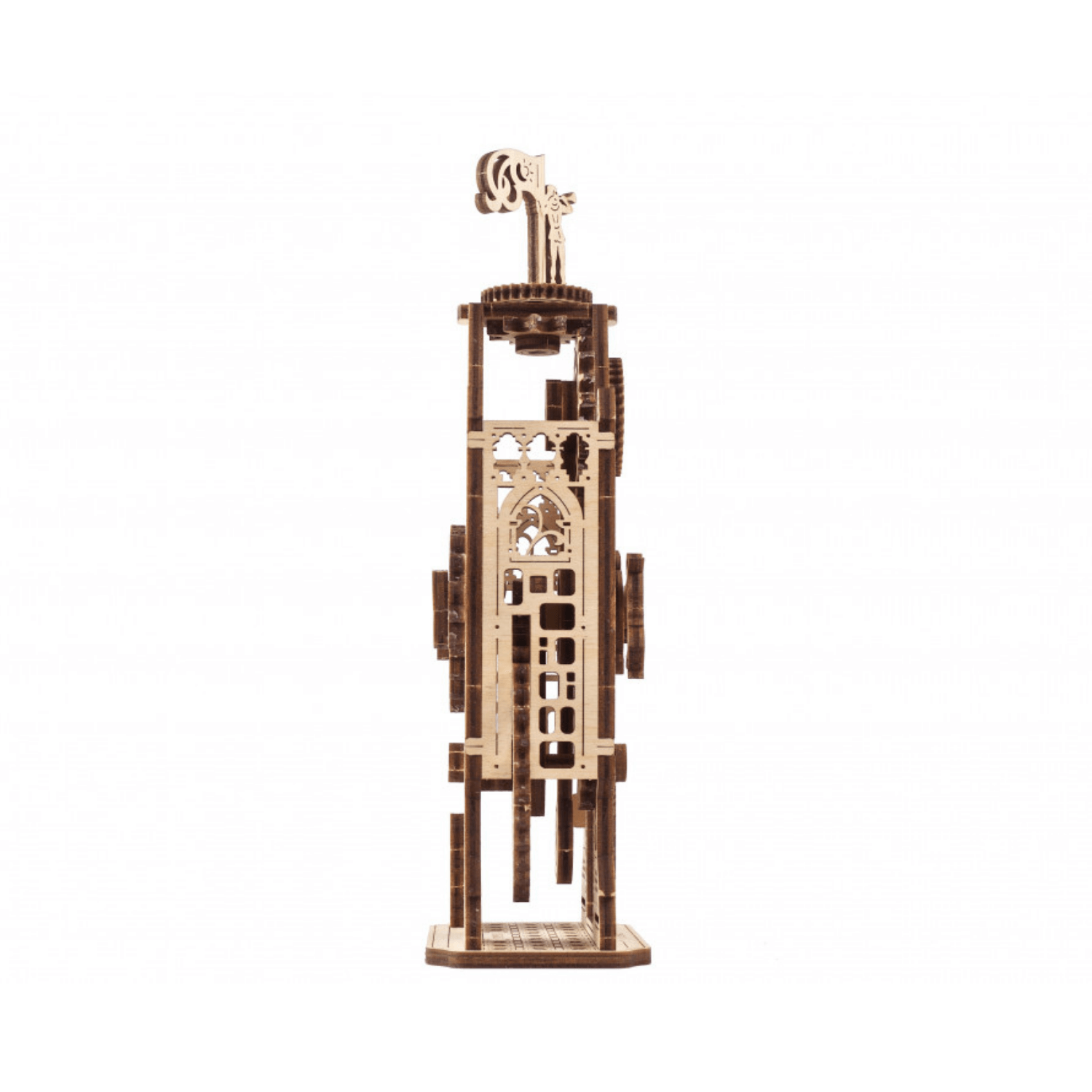 Uhrenturm-Mechanisches Holzpuzzle-Ugears--