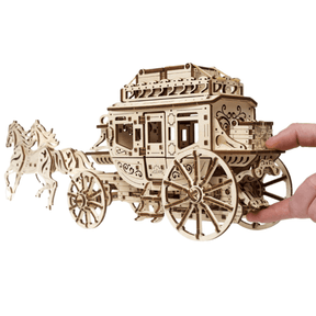 Stagecoach Mechanical Wooden Puzzle Ugears--