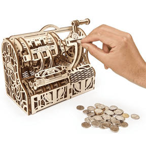 Cash Register Mechanical Wooden Puzzle Ugears--