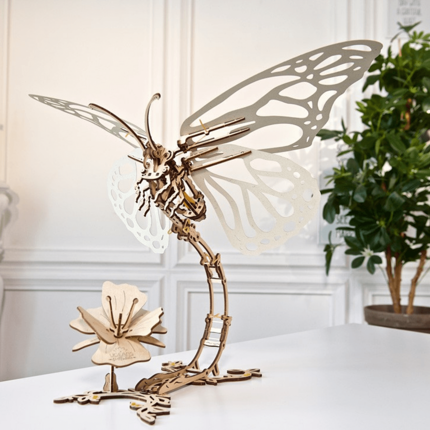 Butterfly Mechanical Wooden Puzzle Ugears--