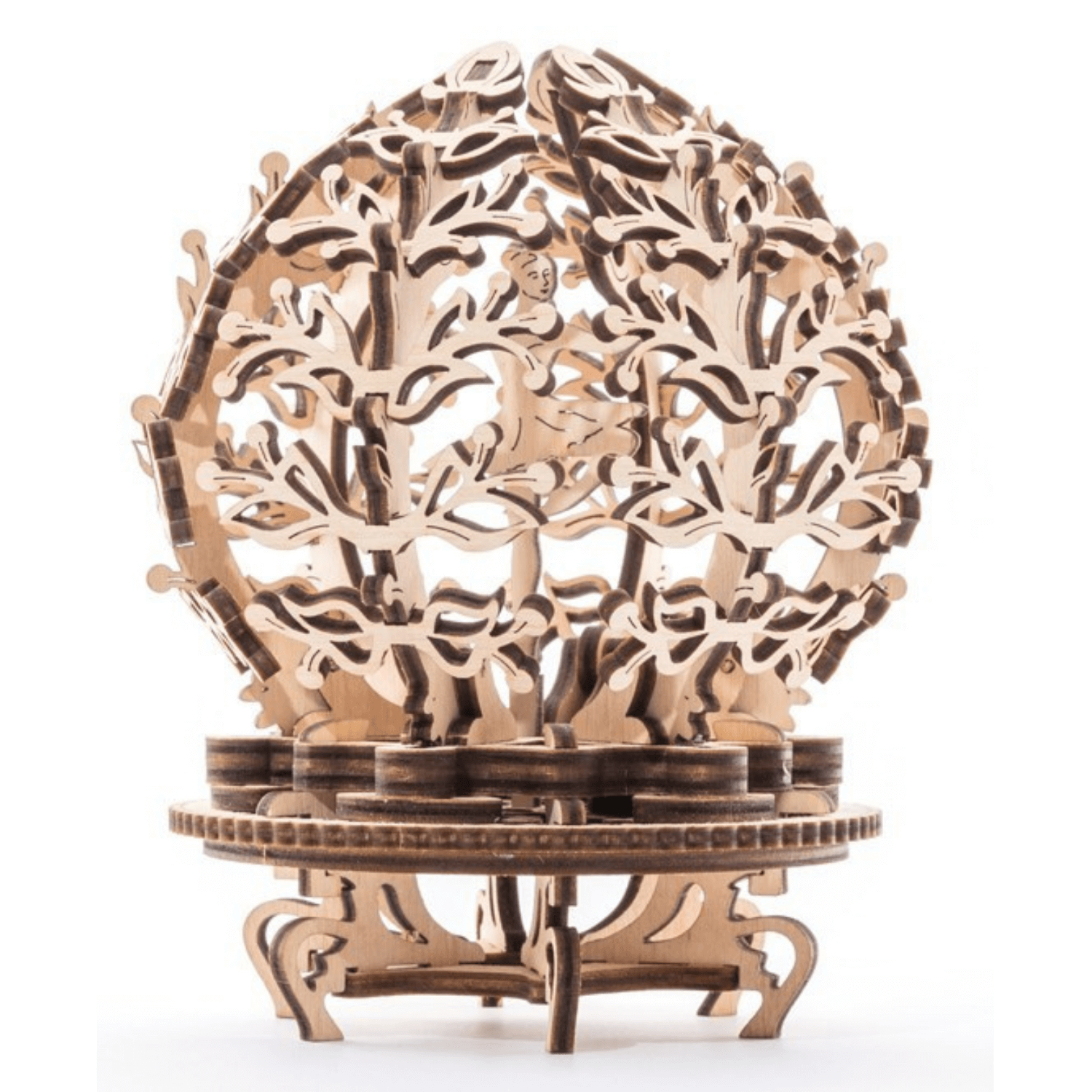 Flower Mechanical Wooden Puzzle Ugears--