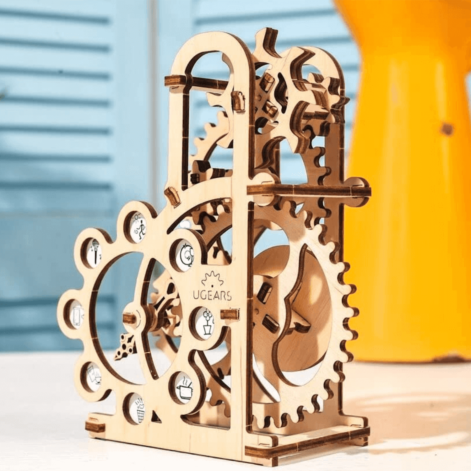 Puzzle mécanique en bois de dynamomètre-Ugears--