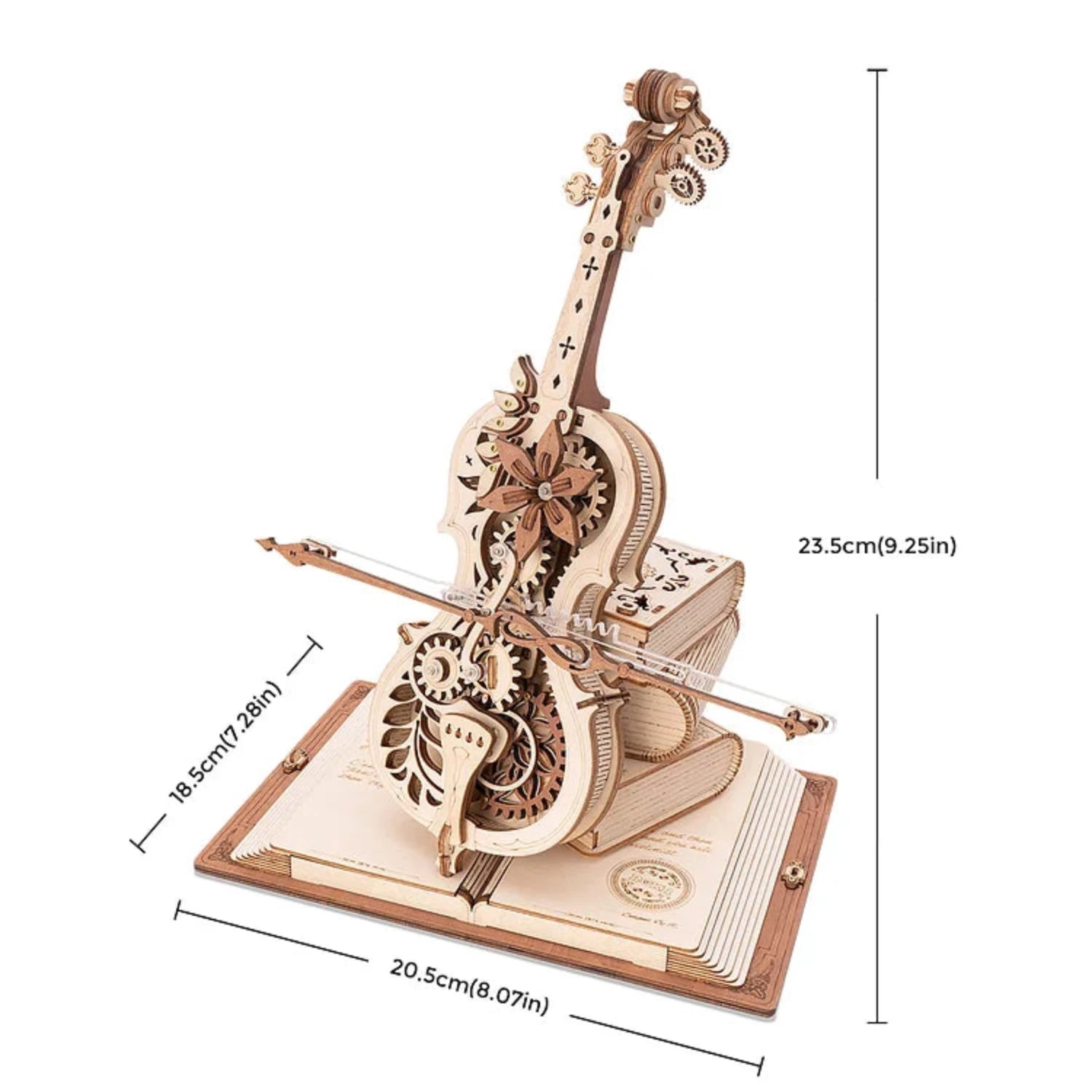 Magic Cello avec musique Puzzle 3D Robotime