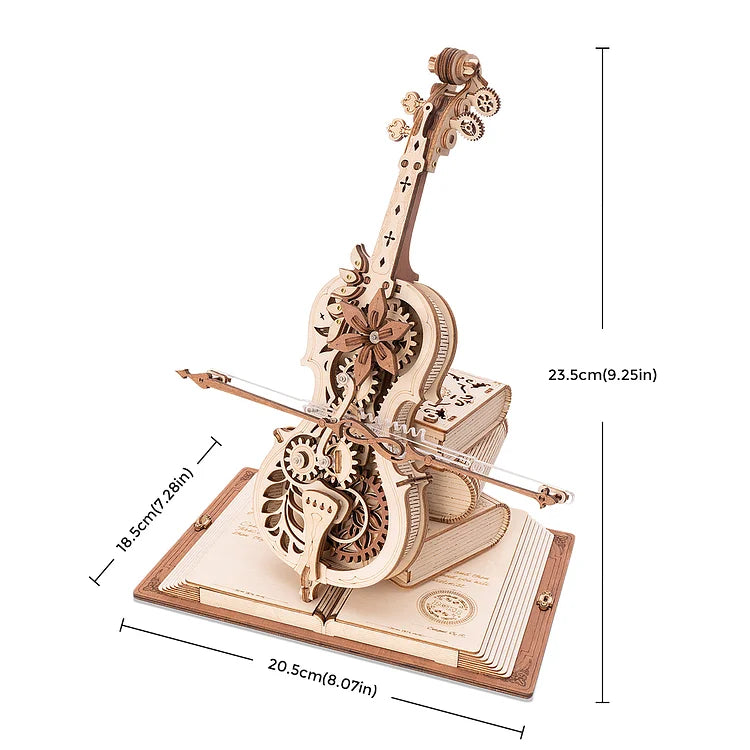 Magic Cello with Music-3D Puzzle-Robotime--