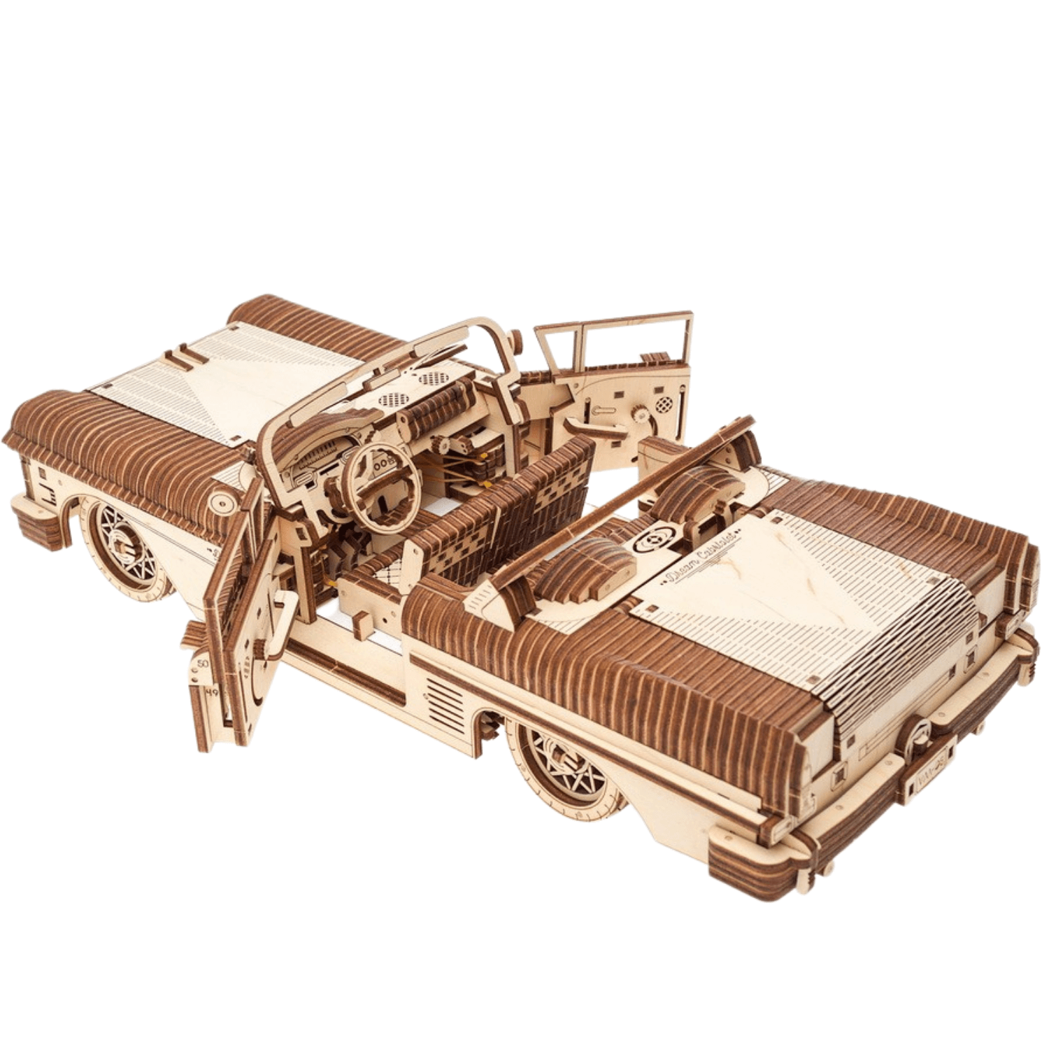 Dream Convertible VM-05-Mechanical Wooden Puzzle-Ugears--