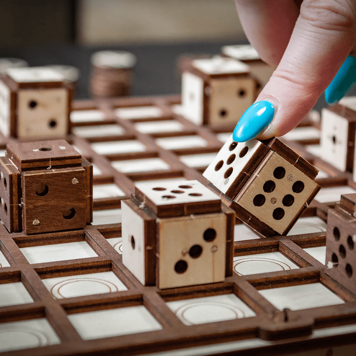 Game Set-Mechanical Wooden Puzzle-Eco-Wood-Art--