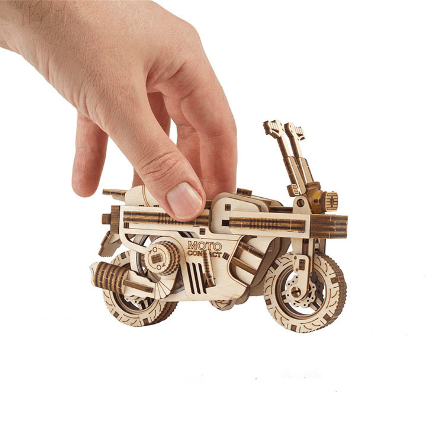 Klappbarer Motorroller-Mechanisches Holzpuzzle-Ugears--