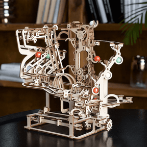 Circuit de billes en chaîne-Puzzle mécanique en bois-Ugears--