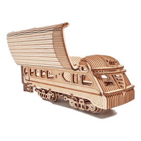 Atlantic Express Train-Mechanische Houten Puzzel-HoutenTruc...
