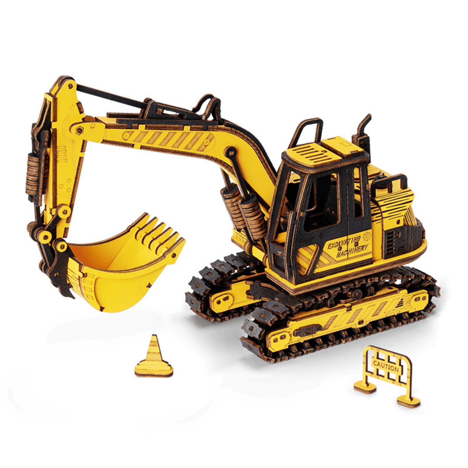 Pelleteuses | Machines de construction-3D Puzzle-Robotime--