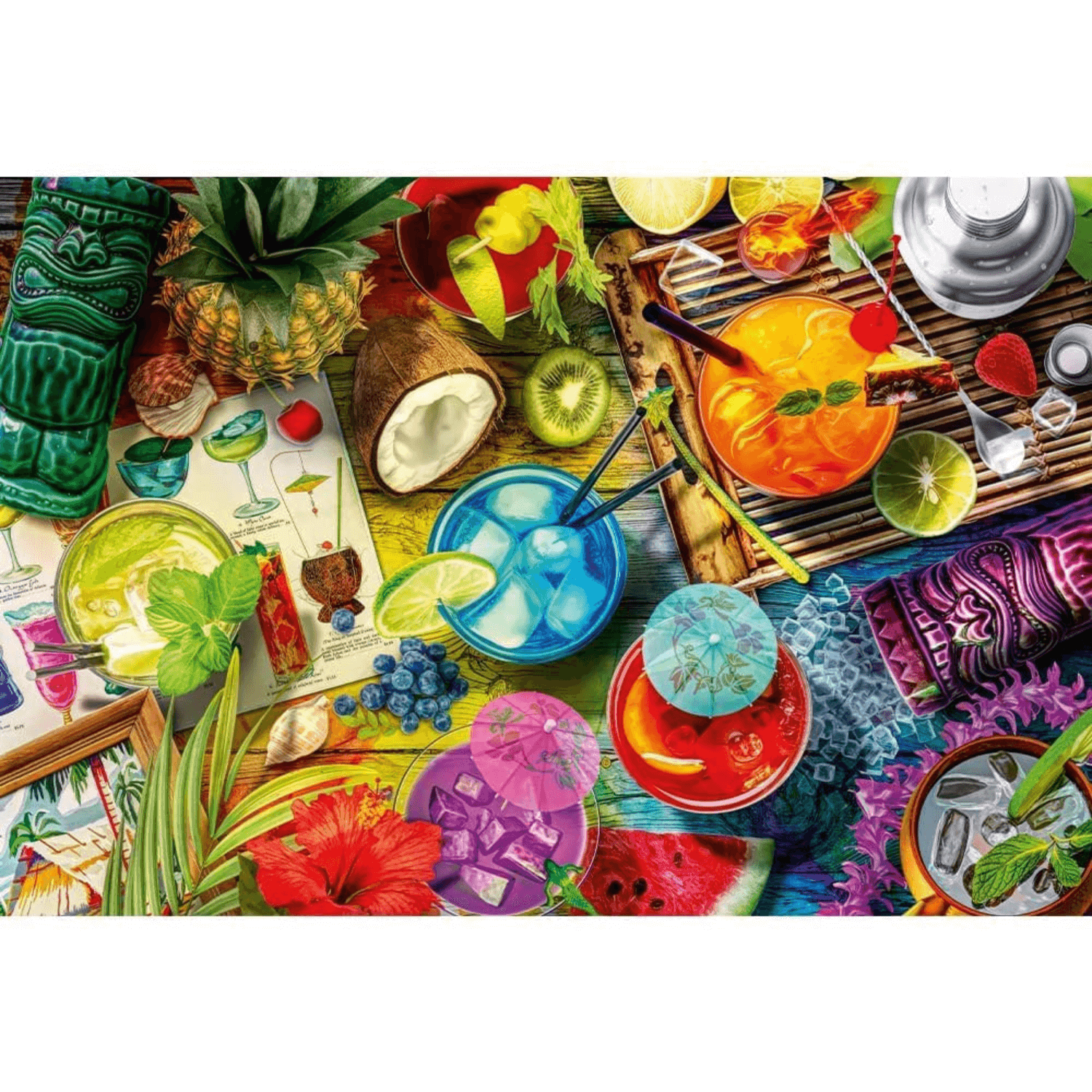 Cocktails colorés | Puzzle en bois 500+1-Puzzle en bois-TREFL--